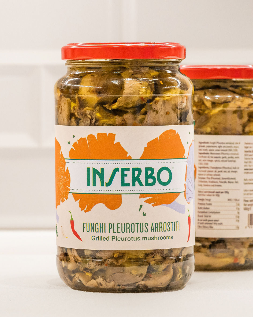 Funghi pleurotus arrostiti