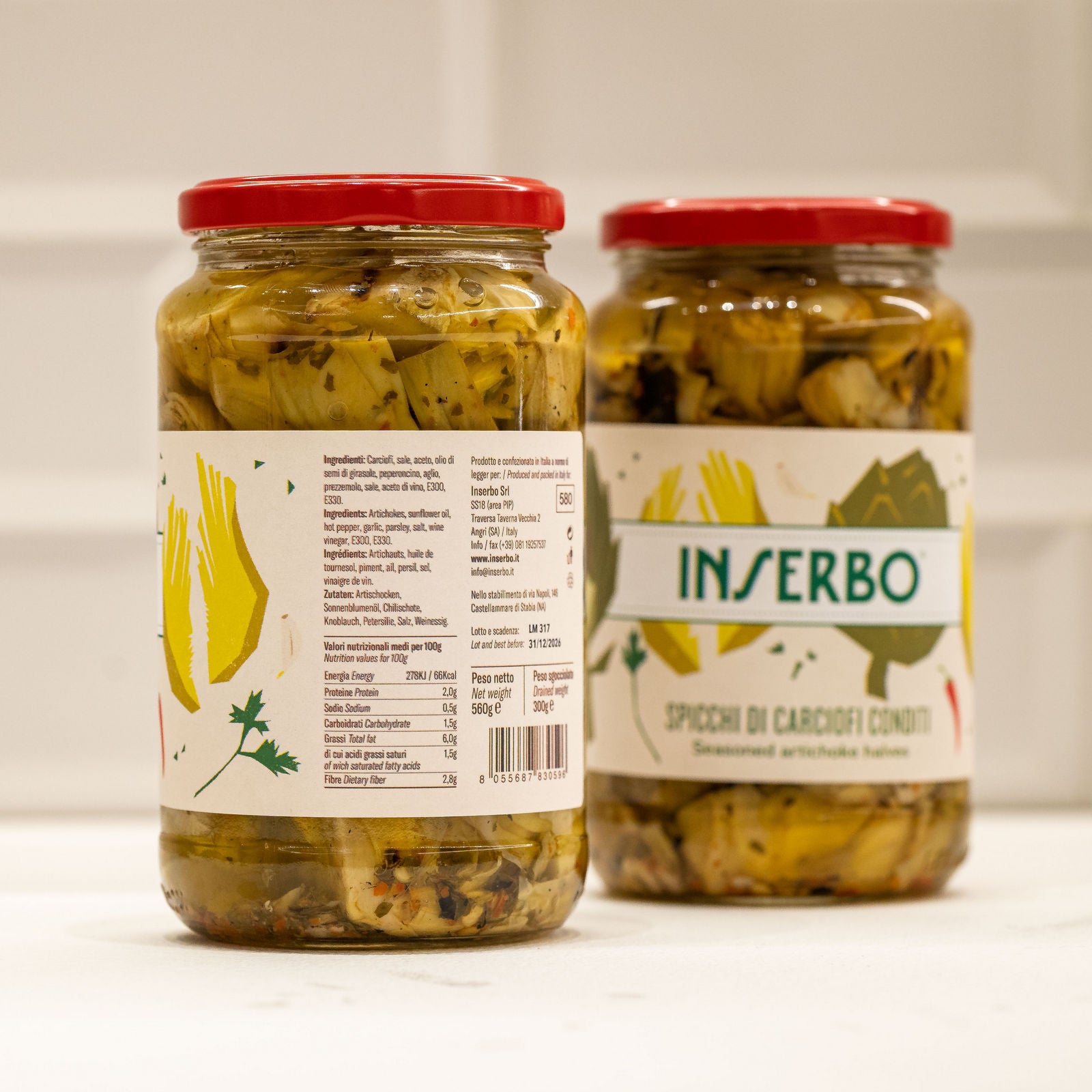 Spicchi di Carciofi conditi