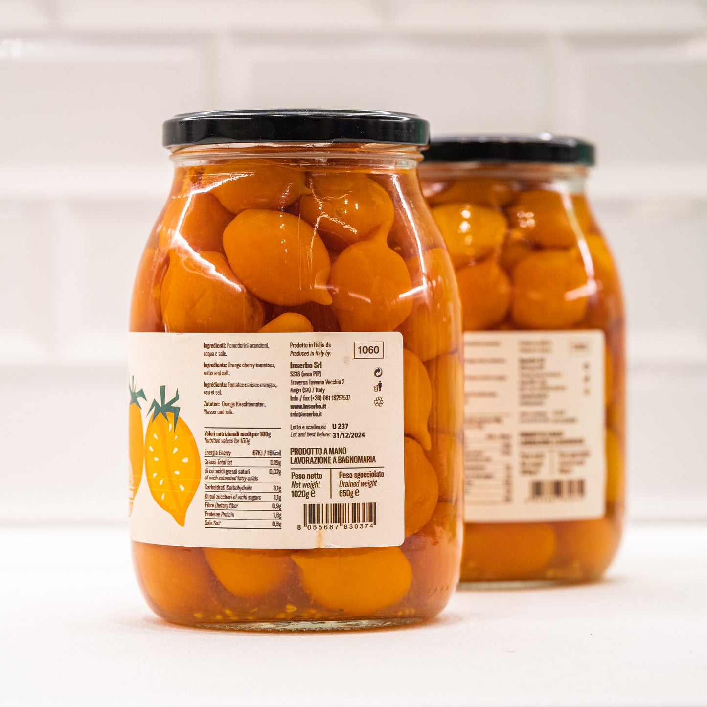 Pomodorini arancioni al naturale