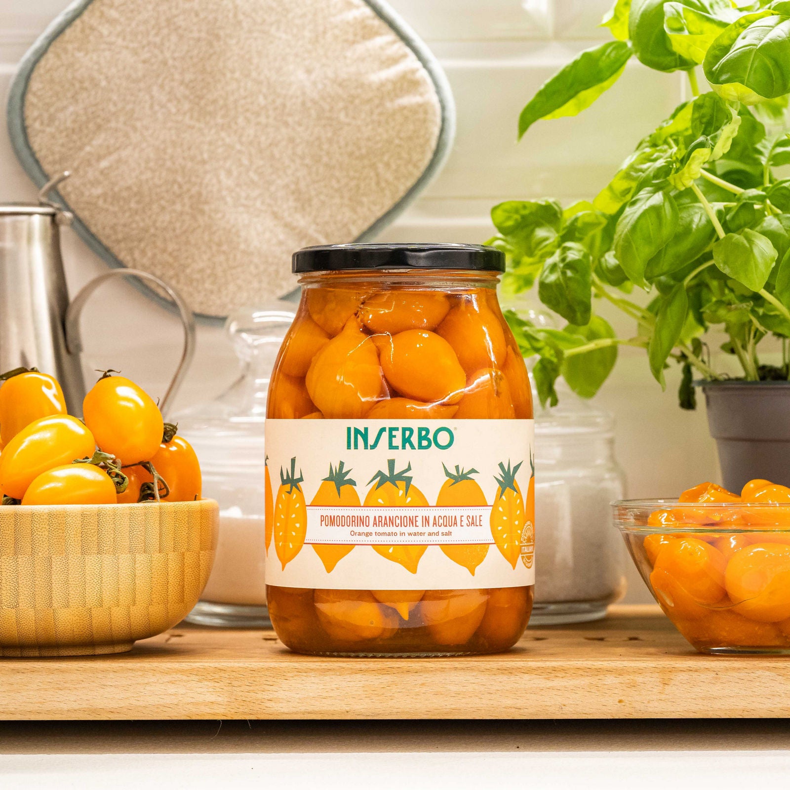 Pomodorini arancioni al naturale