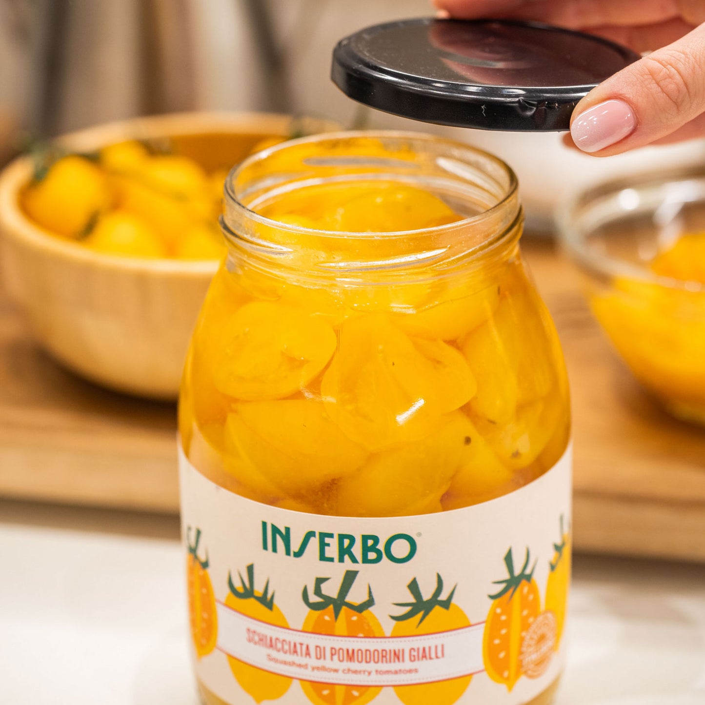 Pomodorini Gialli schiacciati al naturale 1020g