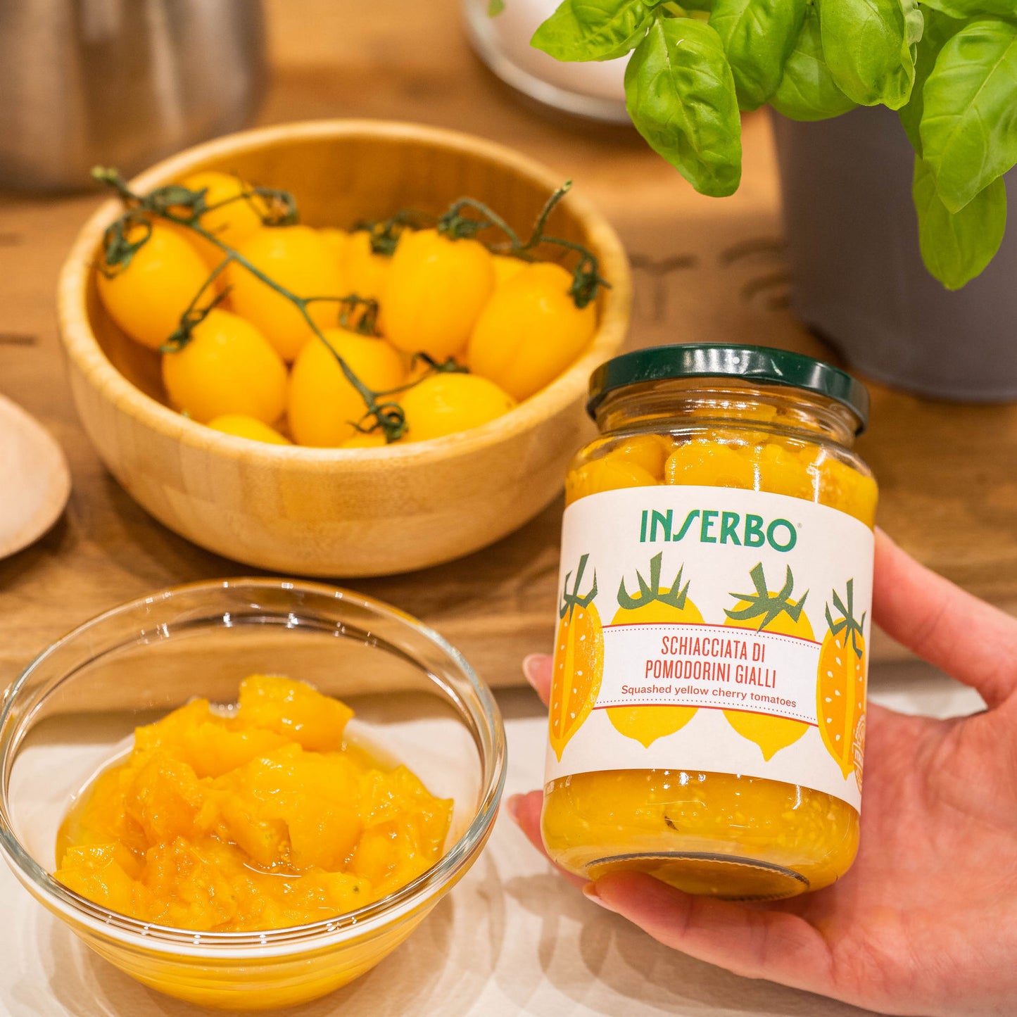 Pomodorini Gialli schiacciati al naturale 350g