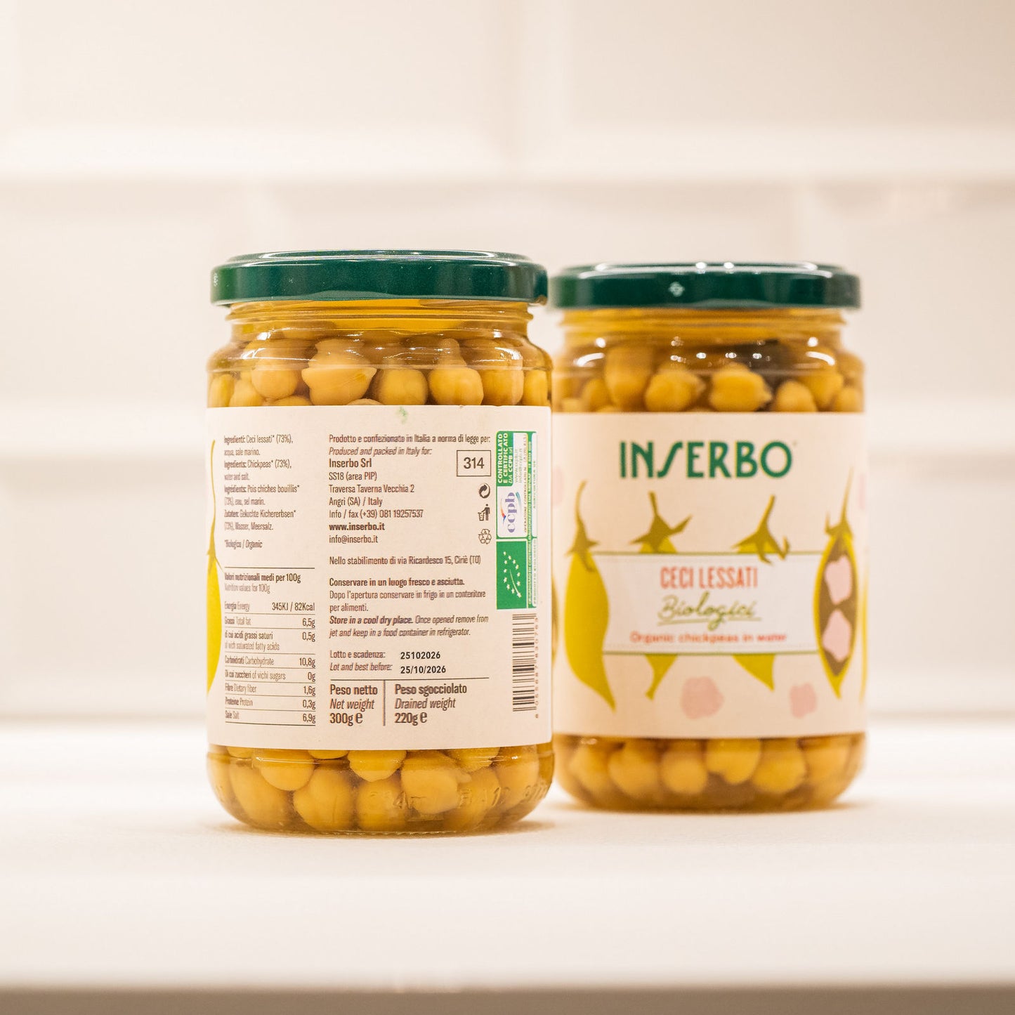 Ceci lessati biologici
