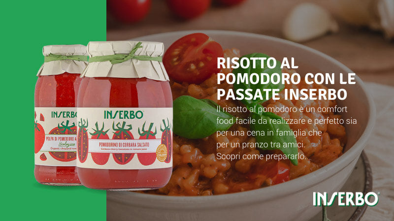 Risotto al pomodoro con le passate Inserbo