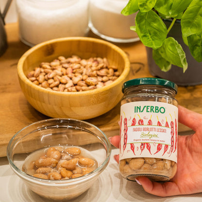 Organic borlotti beans