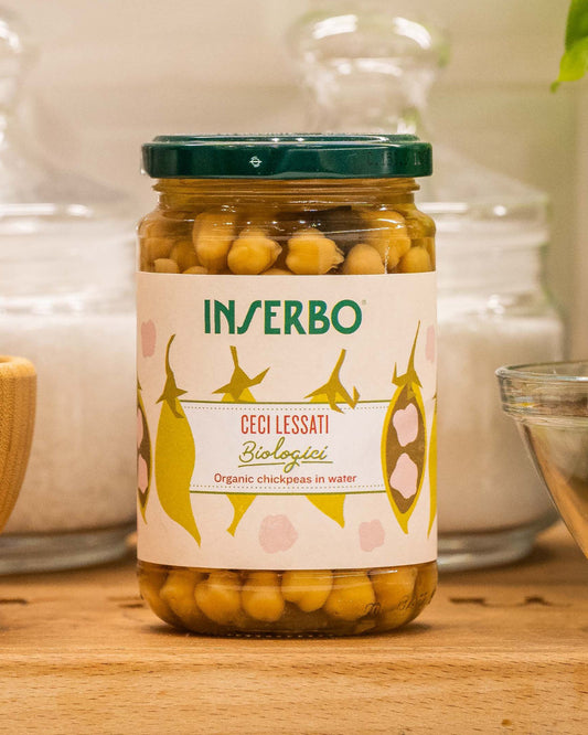 Organic boiled chickpeas