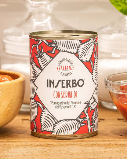 Pomodorino del Piennolo del Vesuvio DOP in succo 400g